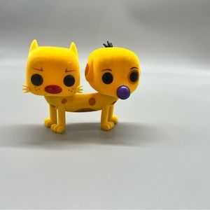 Flocked Cat Dog Funko Pop (Out of Box)